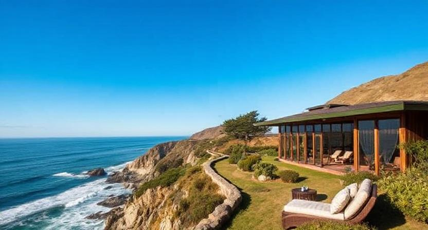 The 7 Most Romantic Getaways in California 2 Romantic Getaways in California The Post Ranch Inn in Big Sur is the Highway 1 Road-Trip Stop.