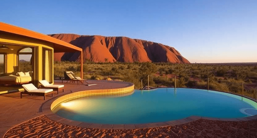 13 Hotels Where Your Room Comes With a Private Pool 10 Longitude 131°, Australia's Uluru